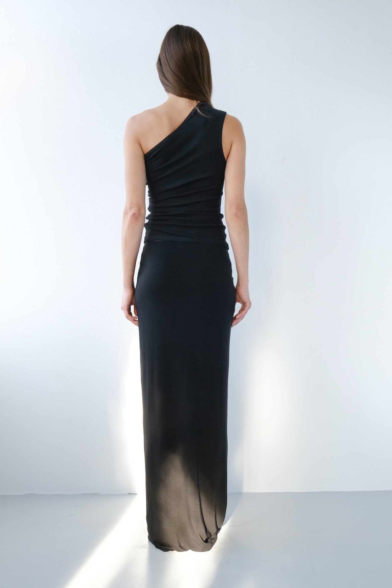 Maxi Column Skirt - black