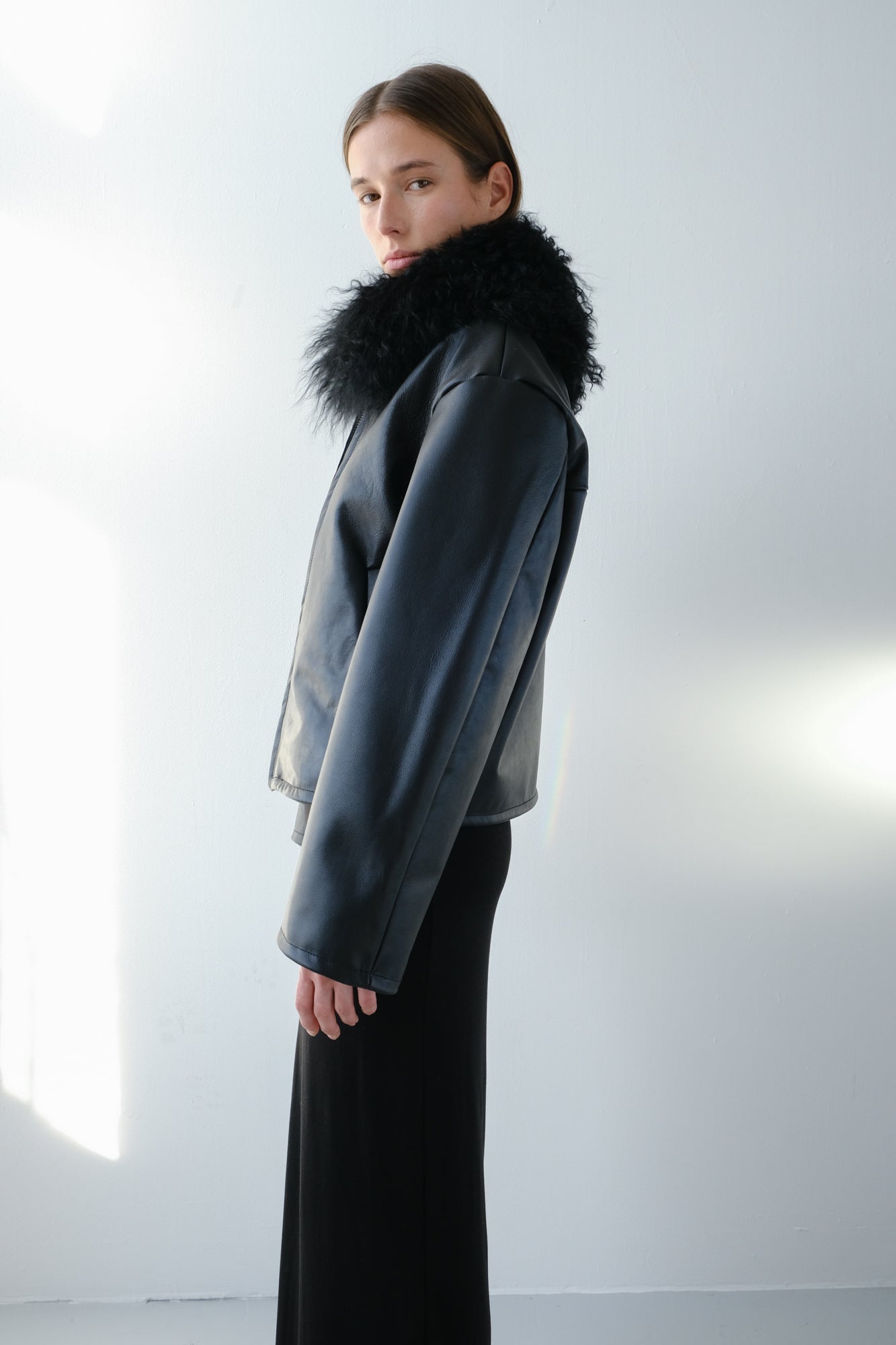 MADE TO ORDER - Leather Jacket - black