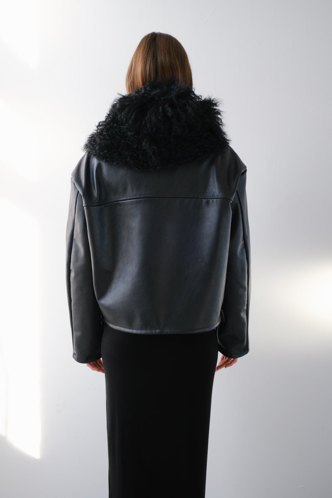 MADE TO ORDER - Leather Jacket - black