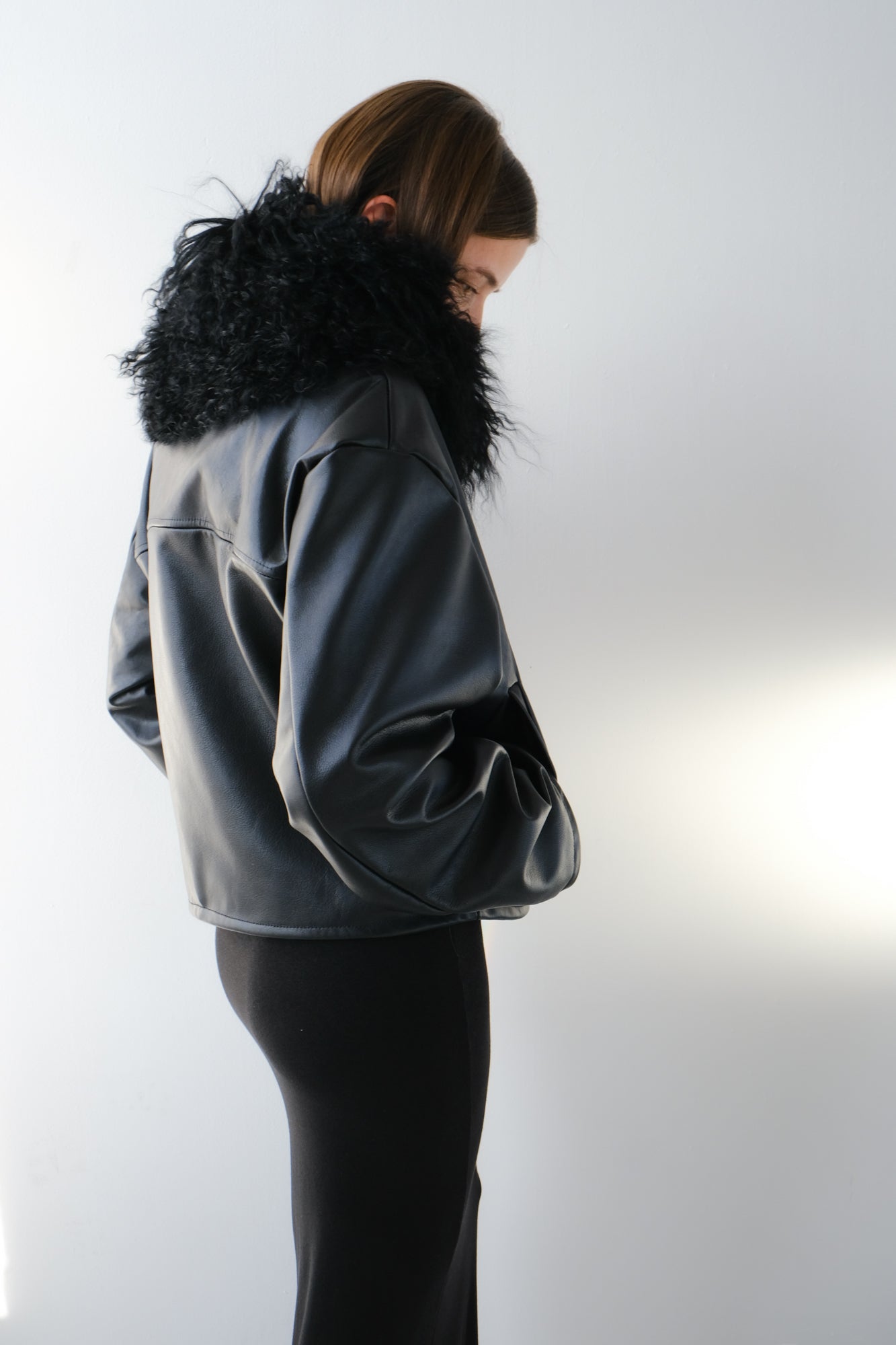 MADE TO ORDER - Leather Jacket - black