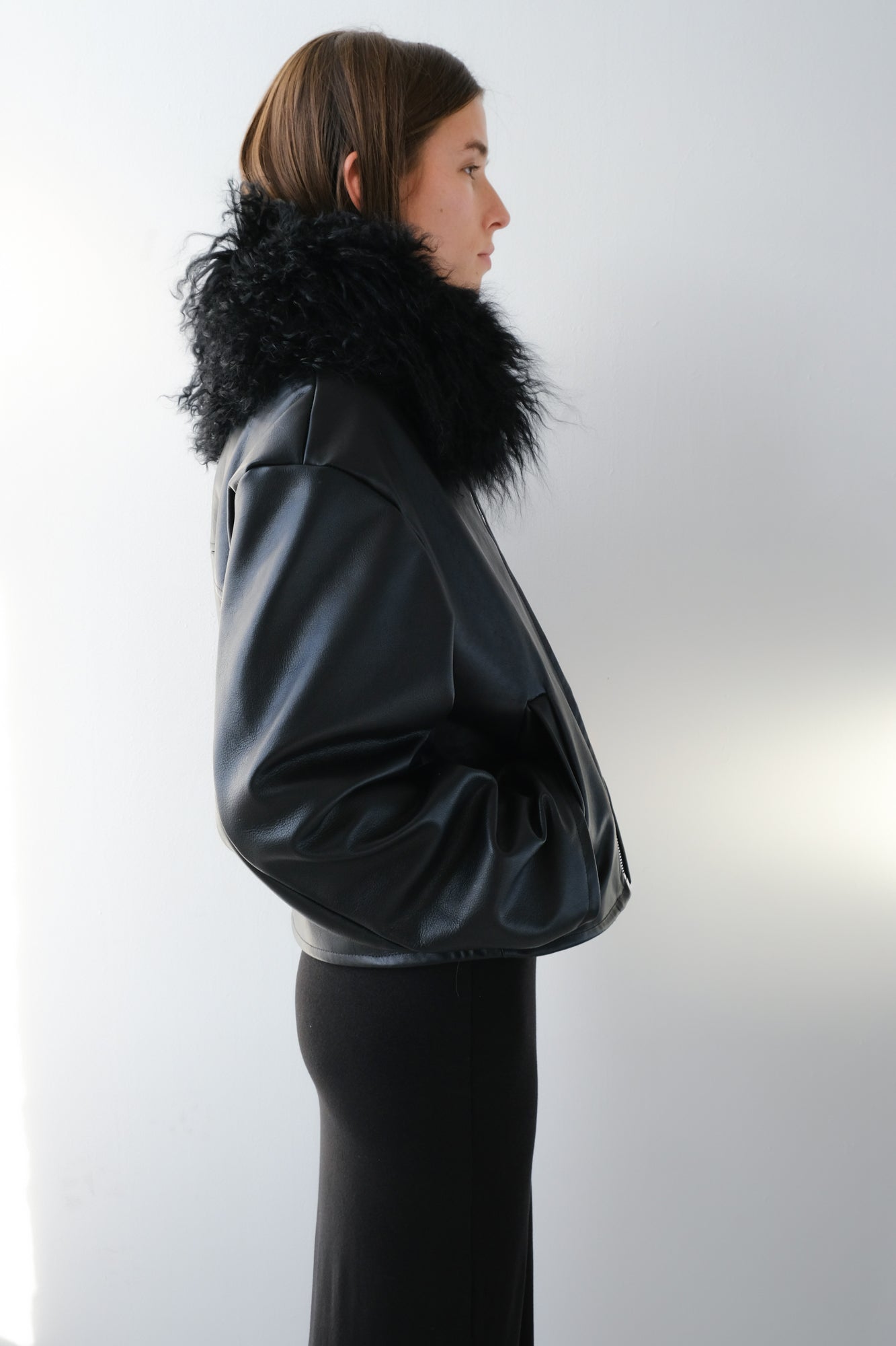 MADE TO ORDER - Leather Jacket - black