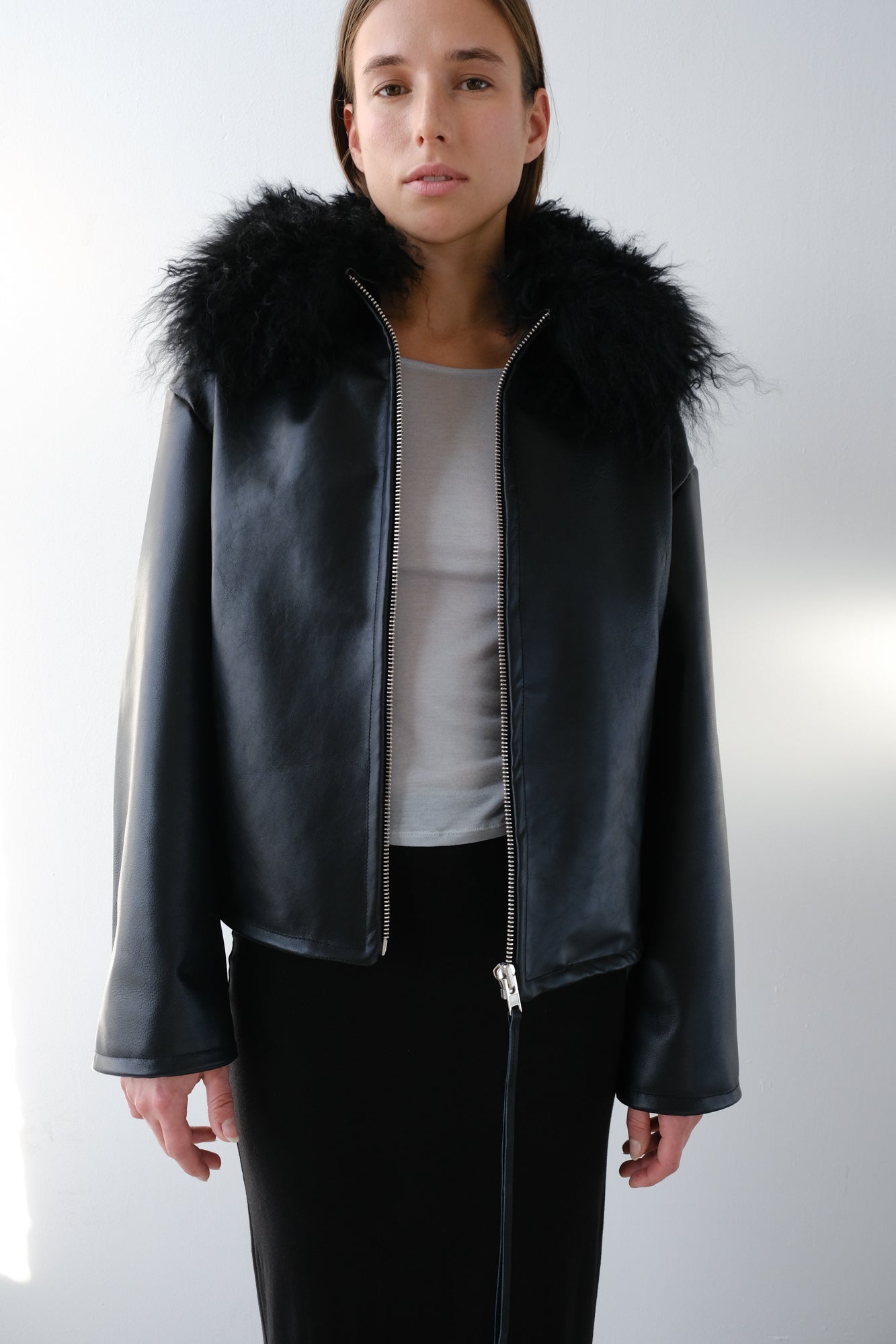 MADE TO ORDER - Leather Jacket - black