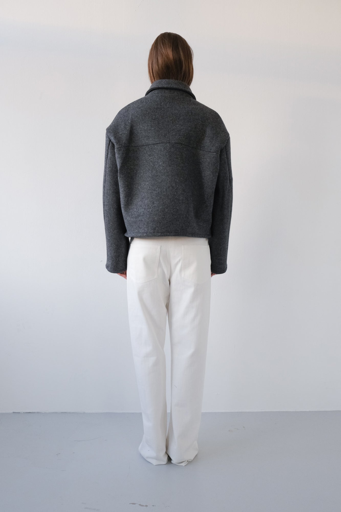 MADE TO ORDER - Wool Jacket - grey melange