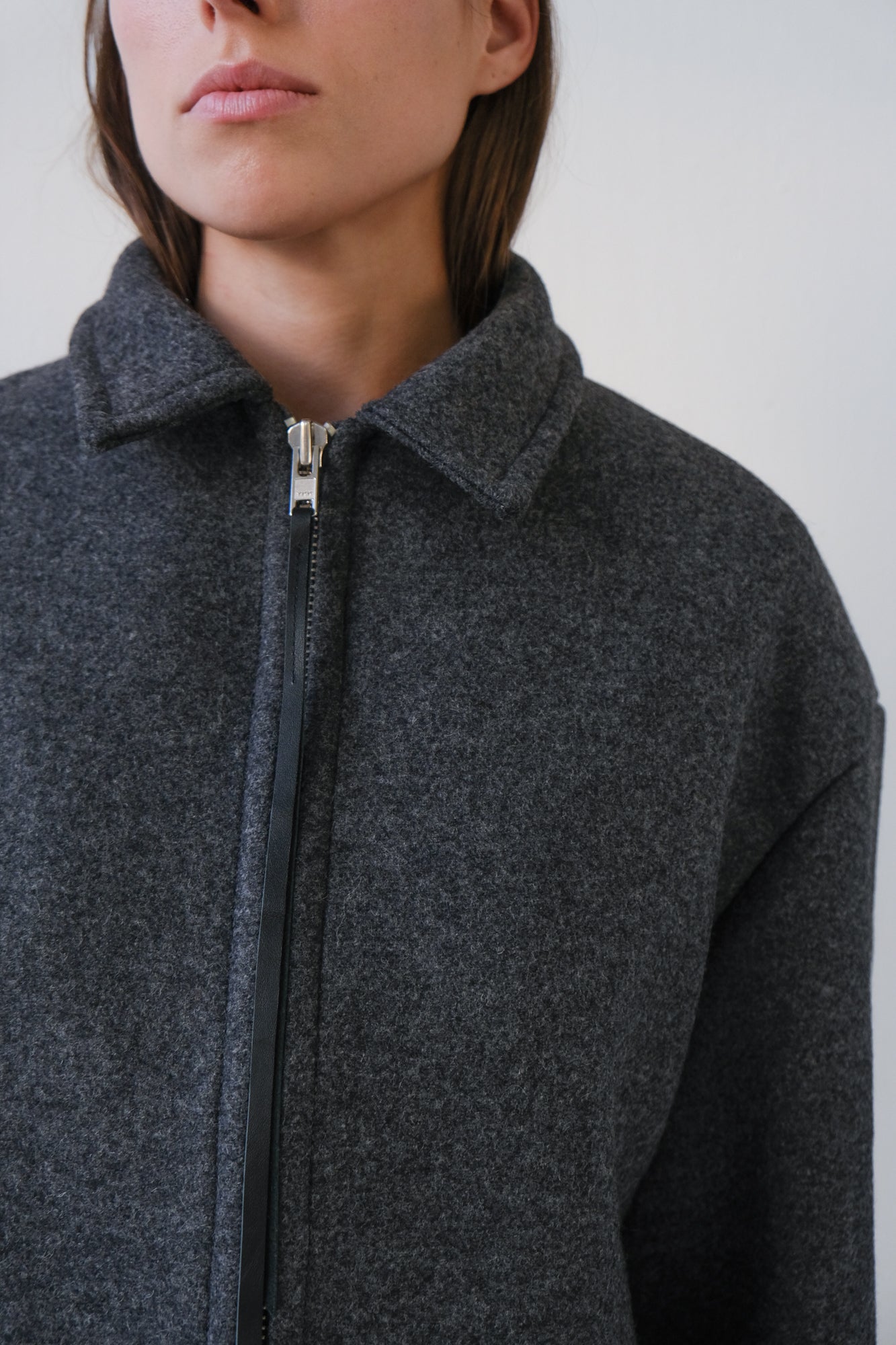 MADE TO ORDER - Wool Jacket - grey melange