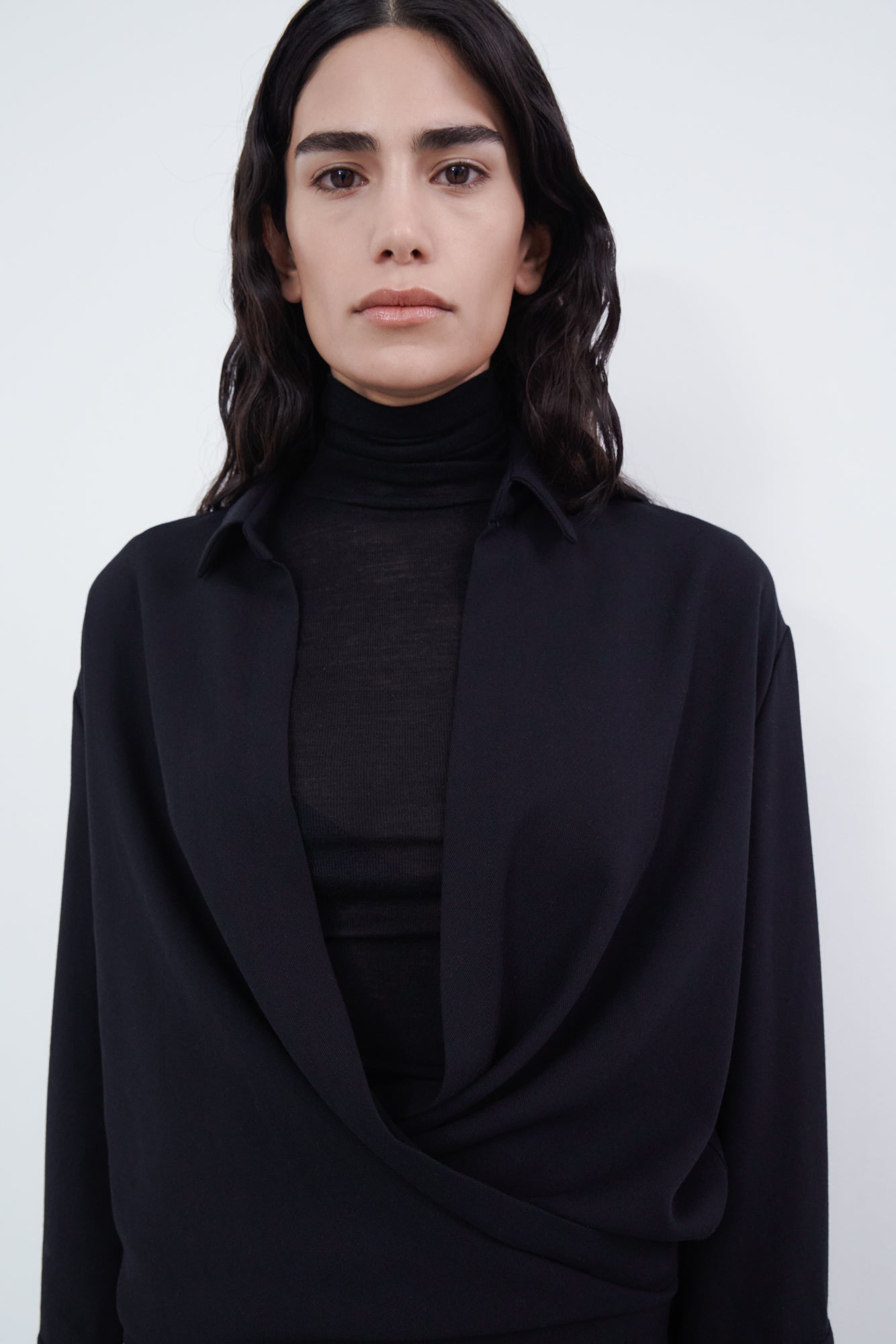 Wrap Shirt - Black