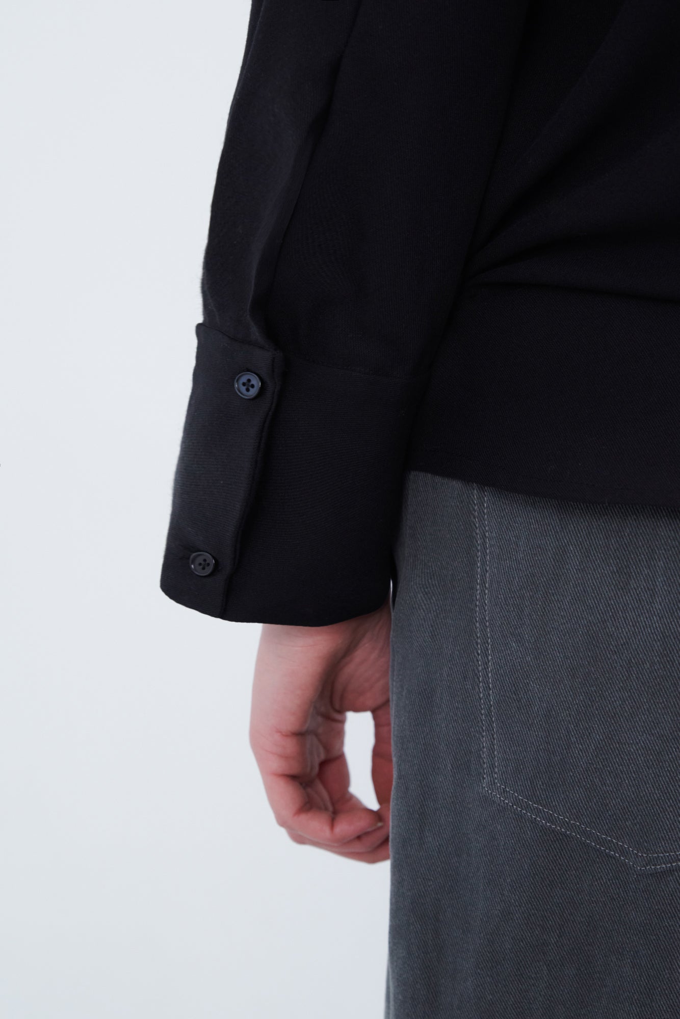 Wrap Shirt - Black