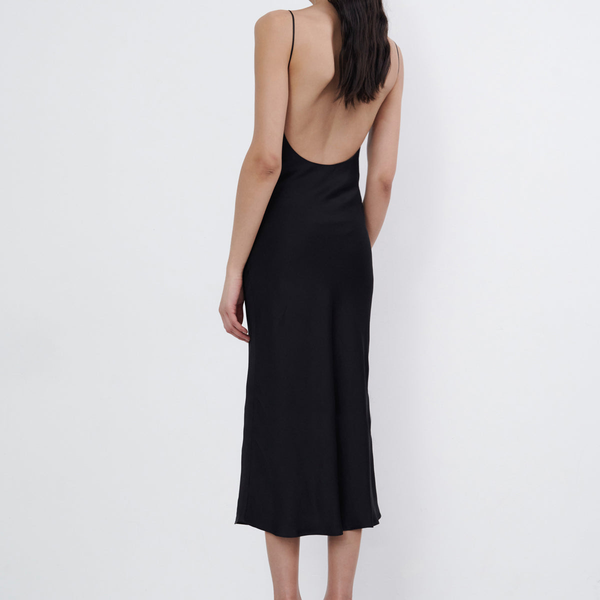 Backless Long Slip Dress