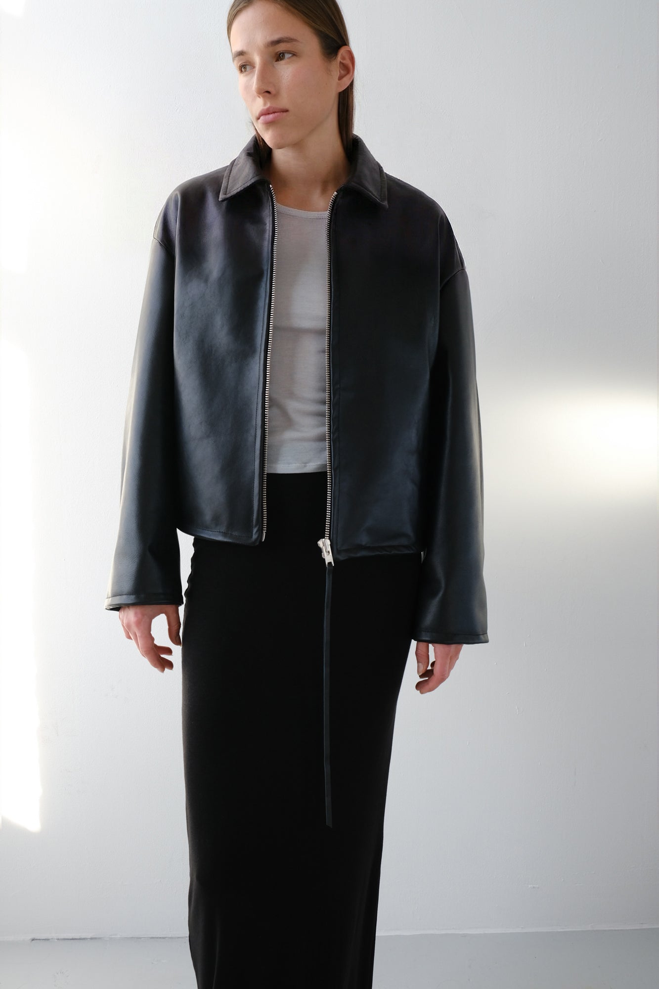 MADE TO ORDER - Leather Jacket - black