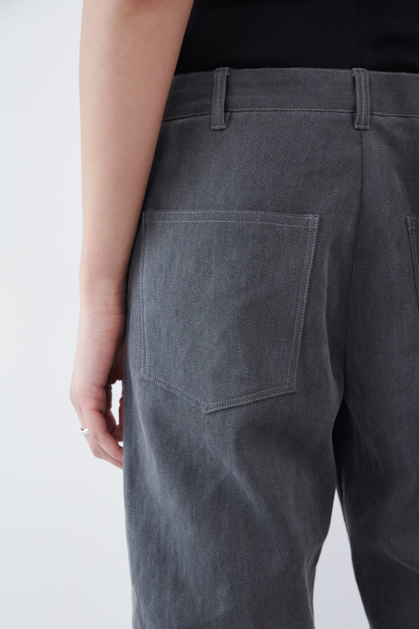 Wide Leg Jeans - grey