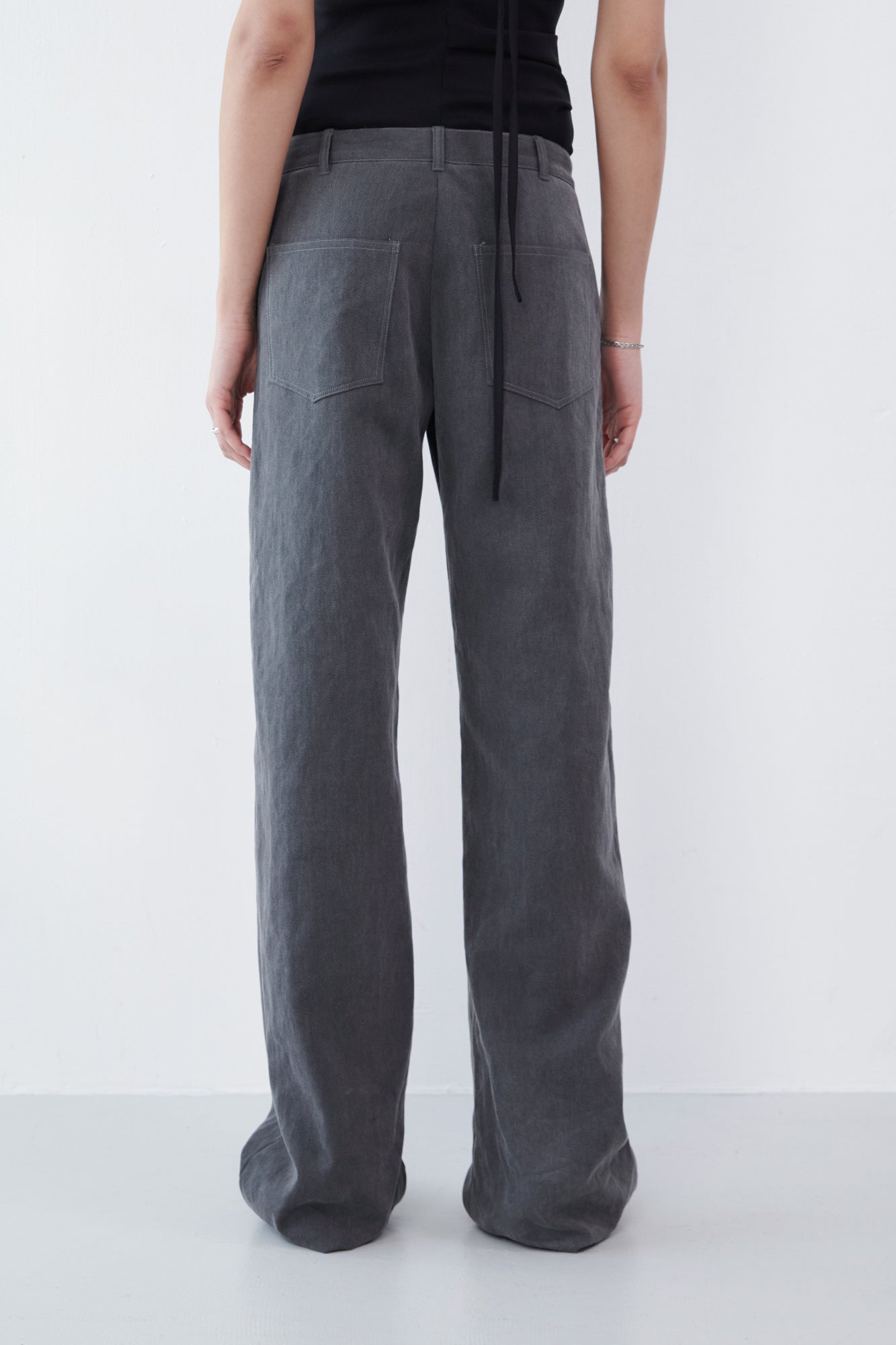 Wide Leg Jeans - grey